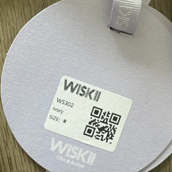 Scallop Cropped Long Sleeve Top WISKII, NEW - Picture 8 of 8